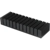 Tuzoo aliumininis heatsink'as 120 x 40 x 20 mm, 2 vnt. rinkinys, universalus Cpu, grandinėms plokštėms ir kt.