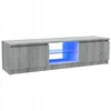 TV staliukas Tv spintelė su led, pilkas ąžuolas sonoma, 120x30x35,5