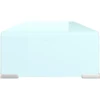 TV staliukas TV stovas/monitoriaus pakyla, žalias, 60x25x11cm, stiklas