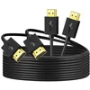 Twozoh hdmi į hdmi kabelis 2 m, 2 vnt., plonas, minkštas, itin plonas ir lankstus hdmi kabelis, palaiko 3d/4k ir 60 hz/2160p/1080p