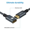 Twozoh Hdmi ilginimo kabelis 0,5 m, 2 vnt. pakuotė, 4k Hdmi ilginimas, nuo vyriško iki moteriško pinto nailono Hdmi 2.0 kabelio adapteris palaiko 4k@60hz 3d Hdr