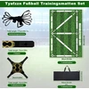 Tyafzzn futbolo kilimėlis 60 x 90 cm, futbolo žingsnių treniruočių kilimėlis, kamuolio kontrolės treniruotės, neslystantis treniruočių kilimėlis, dovana vaikams ir futbolo mėgėjams