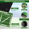 Tyafzzn futbolo kilimėlis 60 x 90 cm, futbolo žingsnių treniruočių kilimėlis, kamuolio kontrolės treniruotės, neslystantis treniruočių kilimėlis, dovana vaikams ir futbolo mėgėjams