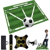 Tyafzzn futbolo kilimėlis 60 x 90 cm, futbolo žingsnių treniruočių kilimėlis, kamuolio kontrolės treniruotės, neslystantis treniruočių kilimėlis, dovana vaikams ir futbolo mėgėjams