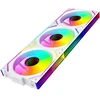 Tzmrit Interstellar-v2 Infinity Mirror Argb Pwm ventiliatorius 120 mm baltas, Rgb ventiliatorius 120 mm, trijų vienetų pakuotė
