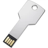 Uflatek 16 Gb atmintinė, raktų formos Usb atmintinė metalinis U diskas sidabrinis Usb 2.0 pendrive vandeniui atspari atmintinė naujoviška jump drive sulankstoma duomenų saugykla smagiai dovanai
