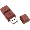 Uflatek 32 Gb Usb 2.0 atmintinė silikoninis šokolado formos raktas didelės spartos rudas u diskas sulankstomas kompiuteriams ir planšetiniams kompiuteriams