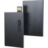 Uflatek 32 gb usb atmintinė verslo kreditinės kortelės usb atmintinė usb 2.0 atmintinė metalinis korpusas atmintinė kreditinės kortelės formos atmintinė tvirtas pendrive juoda išorinė duomenų saugykla kompiuteriams