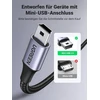 Ugreen Usb A į Mini Usb B kabelis, 1m, nailono pynė
