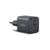 Ugreen usb c įkroviklis 30 w 3 prievadų gan ii maitinimo šaltinis iphone adapteris pd greitasis įkroviklis suderinamas su iphone 16, 16 pro max, 15, 14, 13, 12, ipad, galaxy s24, s23, pixel 9