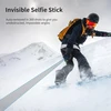 Ulanzi 150 cm asmenukių lazda trikojis, skirtas insta360 go 3/x3/one rs/one x2/one x/go 2/one r/one, tt52 monopodas trikojis, skirtas veiksmo kameroms, suderinamas su dji ir kt.