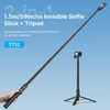 Ulanzi 150 cm asmenukių lazda trikojis, skirtas insta360 go 3/x3/one rs/one x2/one x/go 2/one r/one, tt52 monopodas trikojis, skirtas veiksmo kameroms, suderinamas su dji ir kt.