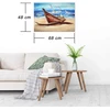 Ulmer Puzzleschmiede – dėlionė Driftwood – 1000 detalių dėlionė kaip kraštovaizdžio paveikslas su jūros garsais – sena medinė valtis numirė ir guli kaip jūros paukščių nusileidimo vieta smėlio paplūdimyje