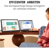 Ulrhzar nešiojamas monitorius 17.3 colių 1600 x 900 ekranas 60hz Usbc kelioniniai Hdmi monitoriai su garsiakalbiais nešiojamam kompiuteriui, Pc, telefonui, Ps4/5, nešiojamas monitorius