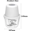 Umllpet elektrinis smulkintuvas, elektrinis svogūnų smulkintuvas 400 ml, svogūnams, daržovėms, mėsai, česnakams, svogūnų pjaustyklė, usb svogūnų pjaustyklė, elektrinis mažas svogūnų smulkintuvas