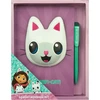 Undercover - Gabby's Dollhouse bloknotas - kietas viršelis su 3d minkštu motyvu - 60 lapų Fsc popieriaus - su rašikliu dovanų dėžutėje - vaikams ir paaugliams