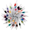 Uni Mitsubishi Pencil Uni-ball Emott Uni Mitsubishi Pieštukas - pieštukinė su 40 flomasterių - rašymas, piešimas, braižymas su stiliumi - plonas galiukas 0,4 mm - 40 spalvų