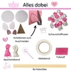 Unicorn amatų rinkinys - 8 x Magic Wand Unicorn - puikios vienaragio dovanos mergaitėms - pagaminta Vokietijoje - mieli vienaragio amatai - vienaragio vakarėliui (vidutinis)