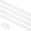 Unicraftale 30 vienetų 60 cm ilgio karoliukų grandinėlės kaklo papuošalas 304 nerūdijančio plieno karoliukų grandinėlės 1,5 mm skersmens grandinėlės kaklo papuošalai metalinės jungiančiosios grandinėlės moterims kaklo papuošalų aksesuarų gamybai