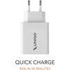 Uniqo 18 W greito įkrovimo 3.0 sieninis įkroviklis, Usb jungtis greitam įkrovimui, iki 80% išmaniojo telefono įkrovimo per 30 minučių, Eu kištukas