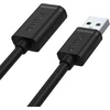 Unitek Y-c447gbk Usb 2.0 A Male į Usb A Female prailginimo laidas 0.5 m juodas, skirtas spausdintuvui, klaviatūrai, kortelių skaitytuvui ir kt.