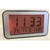 Unity lcd žadintuvas, matinė juoda, 12 x 7 x 5 cm