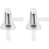 Universali 2 x Motociklo Kuro Filtras 1/4 6/7 mm