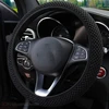 Universalūs automobilio vairo užvalkalai 37–38 cm neslystantis vairo užvalkalas kvėpuojantis tinklinis vasarinis vairo užvalkalas vairo apsauga transporto priemonėms sunkvežimiui juodas