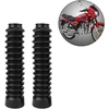 Universalūs priekinės šakės dangteliai phew, 2 x universalūs motociklų dviračių guminiai priekinės šakės dangteliai gaiters gators boots glf