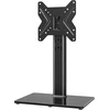 Laikiklis Universalus reguliuojamo aukščio tv stovas 19-43 colių televizoriams, lcd led plokščiaekranis tv stovo priedas vesa 200 x 200, stalo stovas / juodas, išlaiko iki 45 kg