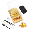 Uniweigh Precision svarstyklės 0.001g/50g, skaitmeninės miligraminės svarstyklės, juvelyrinės svarstyklės, įkraunamos laboratorinės svarstyklės, aukso svarstyklės, mg svarstyklės su 50g kalibravimo svoriu, pincetas, šepetėlis, svėrimo lėkštelė, baterijos