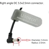 Uonecn Usb-c į 2.5 Dc 12v Kampinis Maitinimo Laidas 1.8m