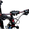 Upanbike sulankstomas dviračio vairas, aliuminio lydinys, greito atlaisvinimo, sulankstomas 31.8 mm/25.4 mm (juodas + žalias)