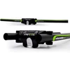 Upanbike sulankstomas dviračio vairas, aliuminio lydinys, greito atlaisvinimo, sulankstomas 31.8 mm/25.4 mm (juodas + žalias)