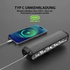 Uppel dviračio priekinis žibintas su usb c įkrovimo jungtimi, 2600 liumenų, 5 led, 4 švietimo režimai, 8000 mah, lengvas montavimas, geriausias aliuminio dviračio priekinis žibintas