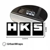 Urbanwraps lipdukas ant automobilio stiklo Hks 115x41 baltas blizgus