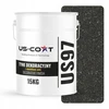 Us-coat Dekoratyvinis grafitinis tinkas su permatoma žėrute Mikowy D924 15kg Premium