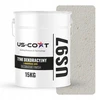Us-coat Dekoratyvinis tinkas šviesiai smėlio spalvos su auksine žėrute D801 15kg Premium