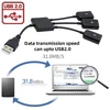 Usb 2.0 3 prievadų praplėtimo šakotuvas, 480mbps