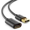 Usb 2.0 prailginimo kabelis A/a – juodas 3 m