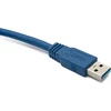 Usb 3.0 kampinis laidas 1.8m, B kištukas į A kištuką, mėlynas