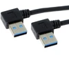 Usb 3.0 Kampinis prailginimo laidas, 90 laipsnių, 0.2m