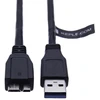 Usb 3.0 micro b duomenų sinchronizavimo kabelis, suderinamas su Hgst Touro, Mobil Mx3 Lacie Rugged Mini, Wd My Passport Air, Lacie Rugged Triple 301984, Seagate Backup Plus Slim 0.5 m