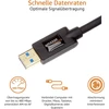 Usb 3.0 prailginimo laidas 3m, A-a jungtis, juodas