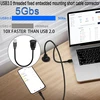 Usb 3.0 prailginimo laidas su tvirtinimu, 5gbps, 30cm