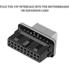Usb 3.1 Plokštės Adapteris: 19/20 Pin į Type E, 10gbps