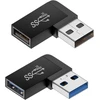 Usb 3.2 Kampinis Adapteris 90° A Male-female, 10gbps