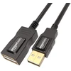 Usb-a 2.0 prailginimo laidas, 1m, juodas