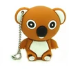 Usb atmintinė 128 gb meškiukas koala rudas meškinas +raktų pakabukas