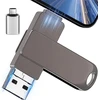 Usb atmintinė 512 gb 3-in-1 su usb-c adapteriu, išorinė atmintinė telefonui, android, planšetei, pc ir nešiojamam kompiuteriui - greitas duomenų ir nuotraukų atsarginis kopijavimas, suderinama su ios ir android, (juoda)